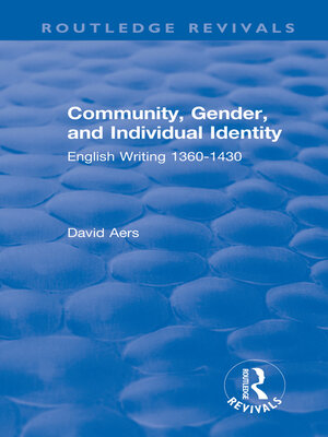 cover image of Routledge Revivals